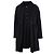 Set cappotto e vestito in lana nera Aspesi Nero