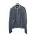 Bomber Dolce & Gabbana in camoscio (pelle di capra). Blu scuro