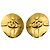 Orecchini a clip placcati in oro Chanel Coco Mark D'oro - vista 2