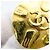 Orecchini a clip placcati in oro Chanel Coco Mark D'oro - vista 9