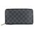 Louis Vuitton Zippy Organizer Long Wallet Brown Black - view 2