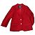 Burberry Woll und Kaschmir Jacke Dunkelrot Bordeaux