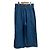 Autre Marque MACPHEE Weite Cropped-Hosen aus Bio-Baumwolle Blau Hellblau - Ansicht 2