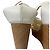 Hermès Leder Wedge Holzsandalen Weiß - Ansicht 14