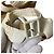 Hermès Leder Wedge Holzsandalen Weiß - Ansicht 15