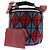Autre Marque Borsa in tessuto rossa e blu AZ FACTORY Rosso - vista 8
