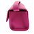 Autre Marque Bolsa retangular rosa com alça de couro - vista 4