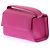 Autre Marque Bolsa retangular rosa com alça de couro - vista 5