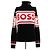 Hugo Boss Schwarzer und roter Rollkragen