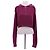 Autre Marque Pullover mit Reißverschluss und V-Ausschnitt aus lila Wolle