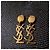 Orecchini Yves Saint Laurent YSL D'oro - vista 5