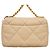 Borsa a spalla in pelle di agnello Chanel 19 con catena Beige - vista 9