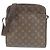 Borsa a Spalla Trotter Bobur Monogramma Louis Vuitton Marrone