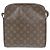 Borsa a Spalla Trotter Bobur Monogramma Louis Vuitton Marrone - vista 2