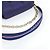 Borsa a Spalla Louis Vuitton Twist MM Blu - vista 4