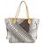 Bolso Louis Vuitton Monogram Wave Neverfull MM Castaño Blanco Monograma