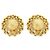 Orecchini a clip dorati Chanel D'oro