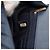 Chanel Blu CC Chevron Pelle di Vitello Invecchiata Borsa a Mano Blu navy - vue 6