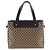 Céline Celine Braune Macadam-beschichtete Canvas-Tasche Beige