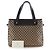 Céline Celine Braune Macadam-beschichtete Canvas-Tasche Beige - Ansicht 12