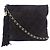 Borsa a tracolla in suede marrone con frange Chanel Marrone scuro