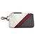 Fendi Zucca Business Card Case Brown White Red