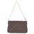 Borsa a Spalla Pallas Monogram di Louis Vuitton Marrone Fuschia - vista 2