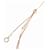 Hermès Echappé KL8PG Long Necklace Golden  - view 3