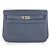 Borsa Clutch Kelly Depeche 25 di Hermès Blu navy