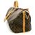 Keepall 55 Boston Tasche aus Monogramm-Canvas und Leder von Louis Vuitton Braun - Ansicht 2