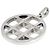 Pendente Charm Cartier Pasha Grid - vista 3