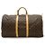 Borsa Boston Keepall 55 Monogramma Louis Vuitton Marrone