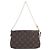 Borsa a Spalla Pallas Monogram di Louis Vuitton Marrone Nero - vista 2