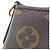 Borsa a Spalla Pallas Monogram di Louis Vuitton Marrone Nero - vista 5