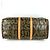 Borsa da viaggio Keepall 50 Monogram Graffiti Louis Vuitton Marrone Cachi - vista 5