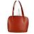 Borsa a spalla/tote in pelle Epi Louis Vuitton Marrone