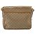 Céline Celine Vintage Macadam Schultertasche aus Canvas und Leder Beige - Ansicht 2