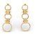 Chloé ARETES CHLOE COLGANTES AROS PERLAS EN METAL DORADO - vista 2