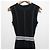 Autre Marque Vestido sin mangas de jersey Negro - vista 3