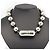 Collana con Pendente in Metallo Argento Balenciaga - vista 7