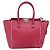 Borsa Valentino Garavani Rockstud in pelle rigida piccola Rosa