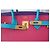 Borsa Hermès Birkin 30 ordine speciale Rosa Blu Multicolore Porpora - vista 12