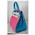 Borsa Hermès Birkin 30 ordine speciale Rosa Blu Multicolore Porpora - vista 4