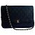 Chanel vintage matelassé a flap singolo Nero