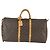 Borsa Keepall Bandoulière Louis Vuitton Monogram Canvas 60 Marrone