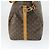 Borsa Keepall Bandoulière Louis Vuitton Monogram Canvas 60 Marrone - vista 3