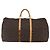Borsa Keepall Louis Vuitton in tela Monogram 60 Marrone - vista 2