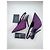Décolleté Yasmeen Saint Laurent Slingback Seta Viola Porpora - vista 3