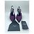 Décolleté Yasmeen Saint Laurent Slingback Seta Viola Porpora - vista 7