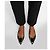Saint Laurent Maxine Ballerine Slingback in Pelle Vernice Nera Nero - vista 3
